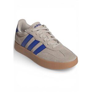 Adidas Barreda Sneaker Mens 10 Beige Blue Suede Gum Sole Casual NIB